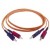 Cables To Go Fiber Optic Duplex Patch Cable - SC Male - SC Male - 98.43ft - Orange 