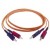 Cables To Go Fiber Optic Duplex Patch Cable - SC Male - SC Male - 98.43ft - Orange 