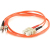 Cables To Go Fiber Optic Duplex Patch Cable - SC Male - ST Male - 49.21ft - Orange 