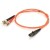 Cables To Go Fiber Optic Duplex Patch Cable - ST Male - MT-RJ Male - 49.21ft