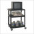 LP40CE-B Luxor  3 Shelf Cart w Electric