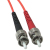 Cables To Go Fiber Optic Duplex Patch Cable - Plenum-Rated - 9.84 ft - Orange