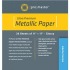 Promaster Silver Metallic Inkjet Paper - 11