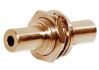 Comprehensive 3.5mm Stereo Mini Jack To Jack Chassis Mount Gold