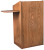 Oklahoma Sound 600 Aristocrat Floor Lectern Non Sound - Medium Oak