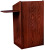 Oklahoma Sound 600 Aristocrat Floor Lectern Non Sound - Mahogany