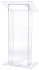 Oklahoma Sound 401S Clear Acrylic Lectern  w/ Shelf