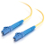Cables To Go Fiber Optic Simplex Patch Cable (LC/LC M) 29.53ft, Yellow
