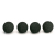 Shure RPM316 4-Pack PopperStopper Snap-Fit Foam Windscreens For BETA54 (Black)