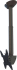 CRIMSONAV C37-36A Complete Ceiling Installation Kit: 2' to 3' Drop Adjustment for 13