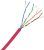 Comprehensive Cat 6 550 MHz UTP Solid Red Bulk Cable 1000ft 