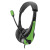 AVID Products AE-36 Headset with 3.5mm Connection and Adjustable Boom Microphone - green