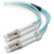 Belkin Fiber Optic Patch Cable - Aqua - 3.28ft