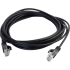 C2G 2.5ft Cat5e Snagless Unshielded (UTP) Slim Network Patch Cable - Black