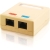 C2G 2-Port Cat5E Surface Mount Box - Ivory