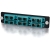 C2G Q-Series 12-Strand, SC Duplex, PB Insert, MM, Aqua SC Adapter Panel