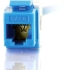 C2G 180° Cat6 RJ45 UTP Keystone Jack - Blue