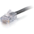 50ft Cat6 Non-Booted Network Patch Cable (Plenum-Rated) - Black