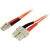 StarTech.com 1m Multimode 50/125 Duplex Fiber Patch Cable LC - SC