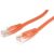 StarTech.com 15 ft Cat5e Orange Molded RJ45 UTP Cat 5e Patch Cable - 15ft Patch Cord