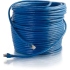 C2G 50ft Cat6 Snagless Solid Shielded Network Patch Cable - Blue
