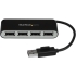 StarTech.com 4 Port USB Hub with Built-in Cable - 4 Port Portable USB 2.0 Hub - Compact Mini USB Hub