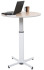 Luxor LX-PNADJ-ROUND - Pneumatic Adjustable Round Pedestal Table