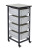 MBS-SR-4L - Mobile Bin Storage Unit - Single Row - Large Bins