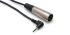 Hosa XVM105M Microphone Cable - Right-angle 3.5 mm TRS to XLR3M