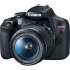 Canon EOS Rebel T7 24.1 Megapixel Digital SLR Camera with Lens - 18 mm - 55 mm (Lens 1), 75 mm - 300 mm (Lens 2)
