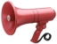 Handheld Megaphone with Siren, Red