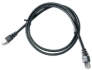 0.5m STP CAT 5e Cable, Black