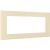 C2G Wiremold Radiant Furniture Power Center Bezel, Light Almond