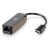 USB-C to Ethernet Network Adapter, Black