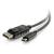 1 ft USB-C to DisplayPort Adapter Cable 4K 30 Hz, Black
