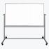 72 x 40 Mobile Magnetic Double-Sided Ghost Grid Whiteboard