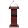 Back view of Oklahoma Sound Orator Lectern