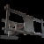 Articulating mount for large-format 70 to 90