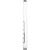 Adjustable Length Extension Column, White