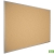 Natural Add-Cork Tackboard with Aluminum Trim, Silver, 4'H x 8'W
