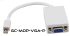 Mini-Displayport Male to VGA Male Adapter Pigtail Cable