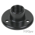 Surface Mount Female Mic Flange, 5/8