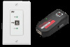 USB 2.0 over UTP Extender Decora® Wall Plate with 2-Port Hub