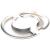 Decorative Escutcheon Plate, White