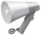 Compact Handheld Megaphone, Light Gray