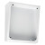 Surface mount, angled enclosure for I8S, neutral white finish