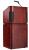 Oklahoma Sound Tabletop and Base Combo Sound Lectern, Mahogany on Walnut