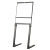 EASEL DESIGNER FOLDING BLK/BLK -- Designer Easel - Folding; Black/Black