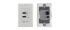 4K60 HDCP 2.2 HDMI Wallplate Auto Switcher/PoE Acceptor, White