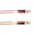 OM4 50/125 Multimode Fiber Patch Cable OFNP Plenum LC-LC RD 30M